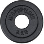 inSPORTline Öntöttvas olimpiai súlytárcsa inSPORTline Castblack OL 2 kg (24262) Súlytárcsa