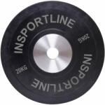 inSPORTline Gumis súlytárcsa inSPORTline Bumper Plate 20 kg 50 mm (10380) Súlytárcsa