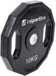 inSPORTline Gumírozott súlyzótárcsa inSPORTline Ruberton 10 kg 30 mm (15891) Súlytárcsa