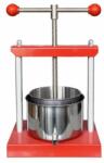 4-Home Presă manuală pentru fructe, din inox, 6 l, 6 l Masina de tocat manual