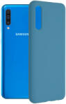 Matrix Husa Pentru Samsung Galaxy A30s / A50 / A50s, Premium Silicon, Interior Alcantara, Matrix, Albastru