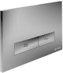 SCHELL MONTUS KONKAV WC-nyomólap, 2 vízmennyiségű, króm (EG-031220699-SCHELL)