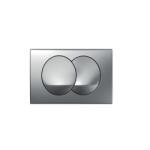Geberit Delta20 Nyomólap 115.100. 46.1 beépíthető WC tartályhoz műanyag, matt króm (115.100.46.1)