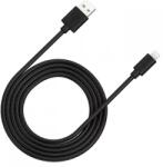 CANYON USB Lightning Töltő/adat Fekete 2m CNS-MFIC12B (CNS-MFIC12B)