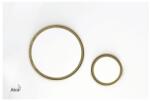 ALCA Clapeta De Actionare Thin Pentru Rezervor Incastrat Alcaplast, Alb-lucios/auriu-lucios - M775 (m775)