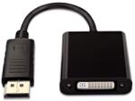 V7 DisplayPort DVI-D Átalakító Fekete 10cm CBLDPDVIAA-1E (CBLDPDVIAA-1E)