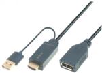 M-CAB HDMI DisplayPort Átalakító Fekete 30cm 6060013 (6060013)