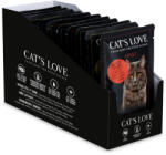 CAT’S LOVE 12x85g Cat's Love nedves macskatáp Vegyes csomag