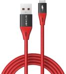 BlitzWolf USB Lightning Töltő/adat Piros 1.8m BW-MF10 PRO RED (BW-MF10 PRO RED)