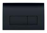 Geberit Delta50 működtetőlap, 2 mennyiséges öblítéshez, fényes fekete (RAL 9005) (régi cikkszám 115.105. DW. 1) (115.119.DW.1)