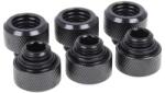 Alphacool 17379 Eiszapfen HardTube compression fitting G1/4 on 16mm - fekete 6 darab (17379)