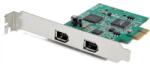 StarTech 2-Port PCI Express FireWire Card - PCIe FireWire 1394a Adapter (PEX1394A2V2)