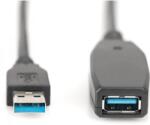 ASSMANN USB 3.0 Hosszabbító Fekete 10m DA-73105 (DA-73105)