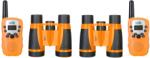  LabZZ WTT10 walkie-talkie és kétszemes távcső készlet narancssáarga (0785104930957)