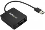 StarTech USB Fiber Optic SC Átalakító Fekete 5cm US100A20FXSC (US100A20FXSC)