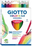 GIOTTO Színes ceruza GIOTTO Colors 3.0 aquarell háromszögletű 36 db/készlet - rovidaruhaz