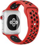 XPRO Apple Watch lélegző sport szíj 38mm / 40mm / 41mm Piros / Fekete (128042)