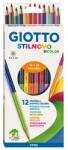 GIOTTO Színes ceruza GIOTTO biocolor kétvégű 24 szín 12 db/készlet