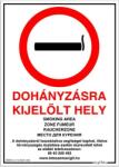 Gungl Dekor Piktogram Dohányzásra kijelölt hely 21x30 cm többnyelvű új