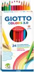 GIOTTO Színes ceruza GIOTTO Colors 3.0 hatszögletű 24 db/készlet - rovidaruhaz