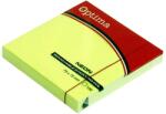 Optima Öntapadós jegyzet OPTIMA 75x75mm neon zöld 100 lap