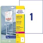 AVERY Etikett AVERY L8001-10 210x297mm antimikrobiális fehér 10 címke/doboz 10 ív/doboz
