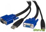 StarTech 2 in 1 USB KVM kábel 1.8m (SVUSB2N1_6)