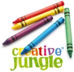 Creative Jungle Zsírkréta CREATIVE JUNGLE kerek hegyezett 12 színű