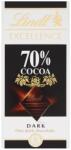 Lindt Étcsokoládé táblás LINDT Excellence 70%-os kakaótartalom 100g