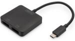 ASSMANN USB 2.0 Type C DisplayPort Átalakító Fekete 10cm DS-45339 (DS-45339)