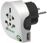 Q2 POWER Q2WE-USB Világ - Európa USB utazó adapter (Q2WE-USB)