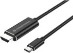 Conceptronic USB 2.0 Type C HDMI Átalakító Fekete 2m ABBY04B (ABBY04B)