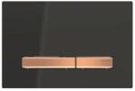 Geberit Clapeta de actionare Geberit Sigma50 negru/butoane rose gold (115.670.DW.2)