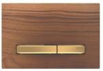 Geberit Clapeta de actionare Geberit Sigma50 nuc american/butoane aurii (115.672.JX.2)