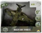 Hero Combat Avion militar cu lumini si sunete, Hero Combat, 28 cm, Verde