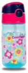 COOLPACK szívószálas kulacs - BPA mentes 400 ml - margaréta virágos (01599CP) - mindenkiaruhaza