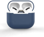 Hurtel Apple AirPods 3 puha szilikon fülhallgató tok sötétkék (C tok)