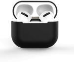 Hurtel Apple AirPods 3 puha szilikon fülhallgató tok fekete (C tok) - dellaprint
