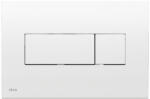 Alcadrain Clapeta de actionare, Alcadrain, Basic, M370, cu doua volume, alb lucios (M370)