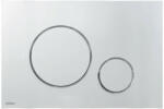 Alcadrain Clapeta de actionare, alcadrain, Thin, cu doua volume, crom mat (M672) - e-baie