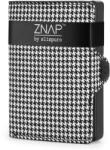 Slimpuro ZNAP Slim Wallet, 8 карти, отделение за монети, 8 x 1, 5 x 6 см (Ш x В x Д), защита RFID (ZNAPHoundstBlack8) (ZNAPHoundstBlack8) - electronic-star