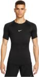 Nike Férfi funkcionális rövid ujjú pólók Nike M NP DF TIGHT TOP SS fekete FB7932-010 - XXL