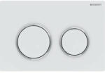 Geberit Omega20 működtetőlap 2 mennyiséges öblítéshez, easy-to-clean, matt fehér/króm 115.085. JT. 1 (115.085.JT.1) - szaniteronline