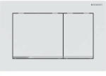 Geberit Omega30 működtetőlap 2 mennyiséges öblítéshez, easy-to-clean, matt fehér/króm 115.080. JT. 1 (115.080.JT.1) - szaniteronline