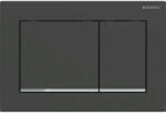 Geberit Omega30 működtetőlap 2 mennyiséges öblítéshez, easy-to-clean, matt fekete/króm 115.080. 14.1 (115.080.14.1) - szaniteronline