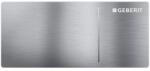 Geberit Omega70 115083FW1 Kétmennyiséges, Rozsdamentes acél Wc nyomólap, öblítés távvezérlő, Omega tartályhoz, bútorba építhető 115.083. FW. 1
