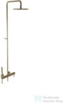 Bugnatese KLINE zuhanyrendszer 22, 5 cm-es esőztetővel és zuhanyszettel, bronz 5742CBR (5742CBR)