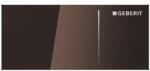 Geberit Omega70 115083SQ1 Kétmennyiséges, Umbra barna üveg Wc nyomólap, öblítés távvezérlő, Omega tartályhoz, bútorba építhető 115.083. SQ. 1
