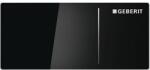 Geberit Sigma70 115630SJ1 Kétmennyiséges, Fekete üveg Wc nyomólap, öblítés távvezérlő Sigma 12cm-es tartályhoz 115.630. SJ. 1