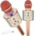 Izoxis karaoke mikrofon - rózsaarany (id_16804-code_22190)
